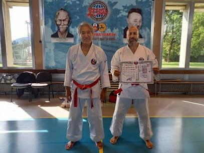 Remise du 6e dan de karaté par Sensei Chinen Kenyu Hanshi, Thonon-les-Bains 2021