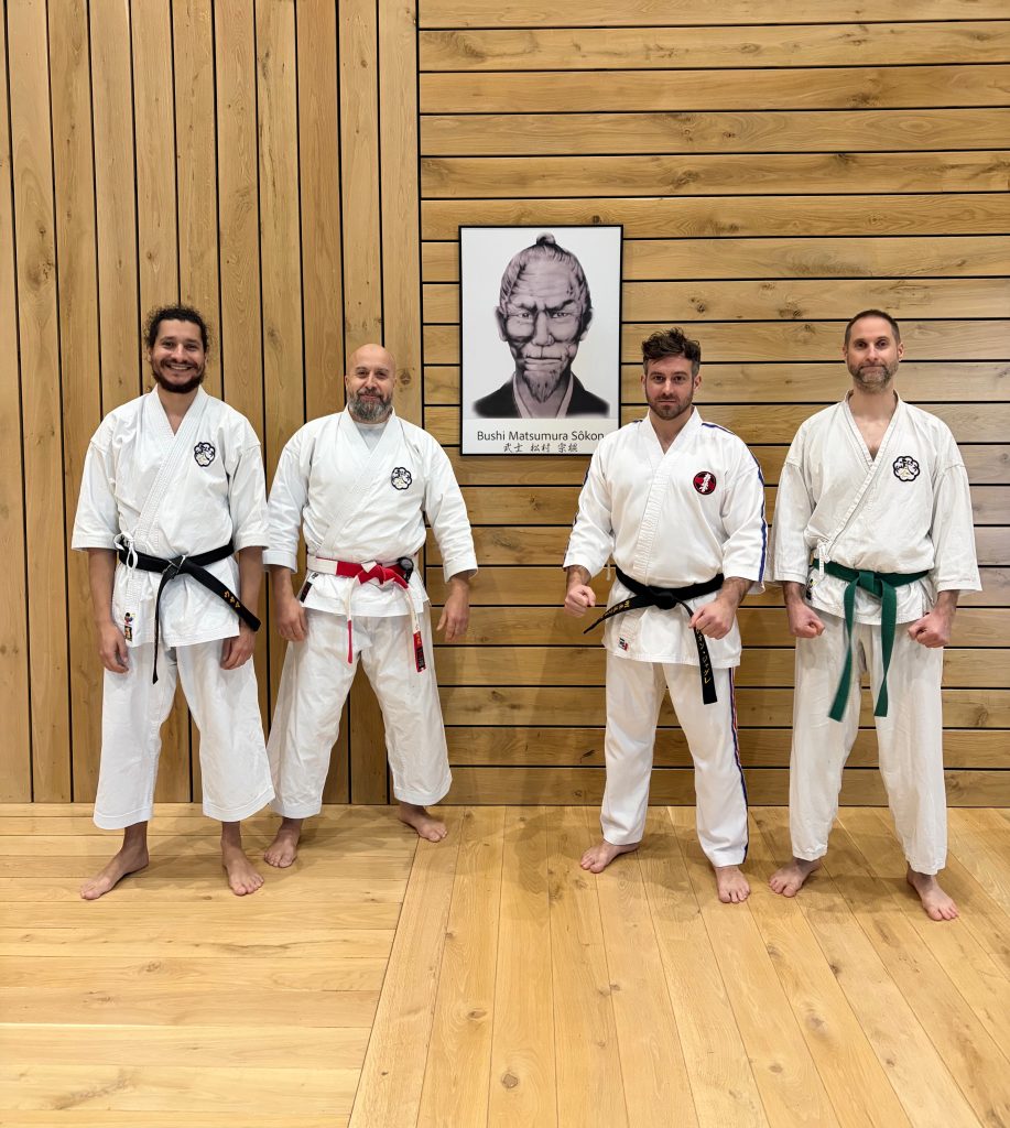 L'équipe d'encadrement de la Bujinkai Strasbourg